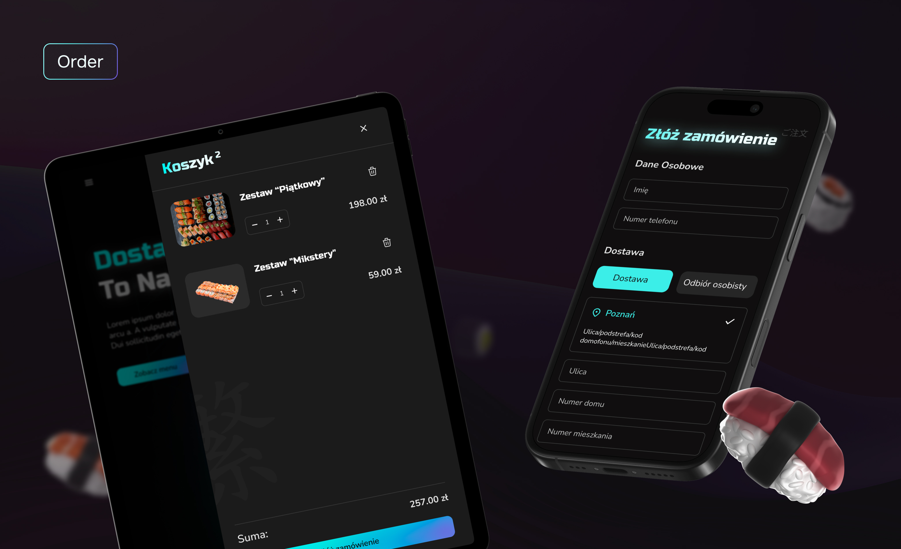 dzen sushi check out_page